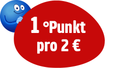 Jetzt bei Lampenwelt.de einkaufen und 1 °Punkt pro 2 Euro Umsatz sichern