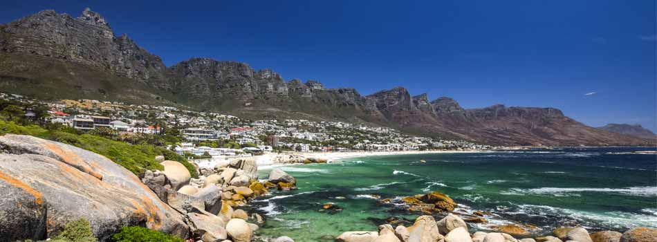 Die Camps Bay nahe Kapstadt (Südafrika)