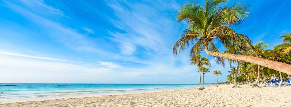 Der Playa Paraiso auf der Yucatan-Halbinsel (Mexiko)