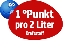 Jetzt bei Aral °punkten und 1 °Punkt pro 2 Liter Kraftstoff sichern