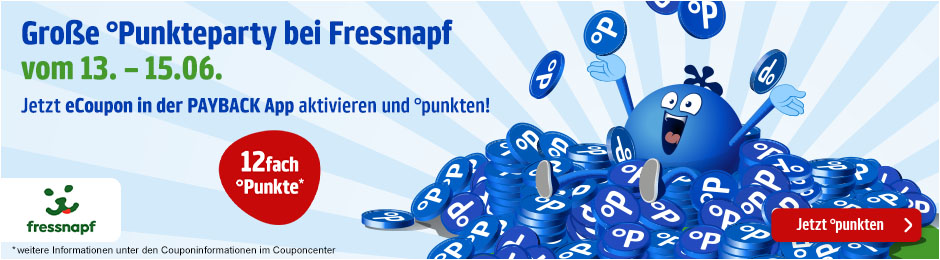 Jetzt bei Fressnapf tierisch PAYBACK Punkte sammeln