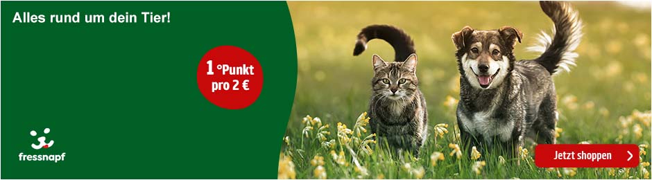 Jetzt bei Fressnapf tierisch PAYBACK Punkte sammeln