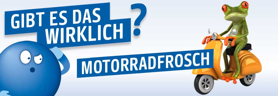 Gibt es den Motorradfrosch wirklich?