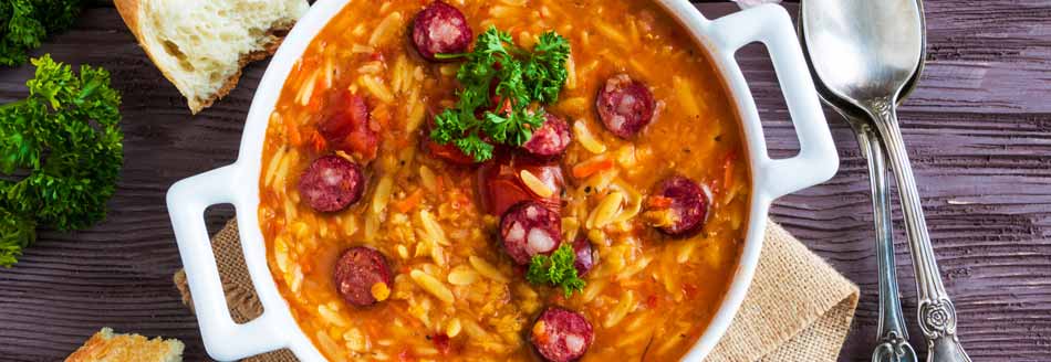 Pasta: Tomatensuppe mit Orzo