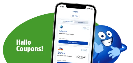 Entdecke deine Coupons in unserer PAYBACK App
