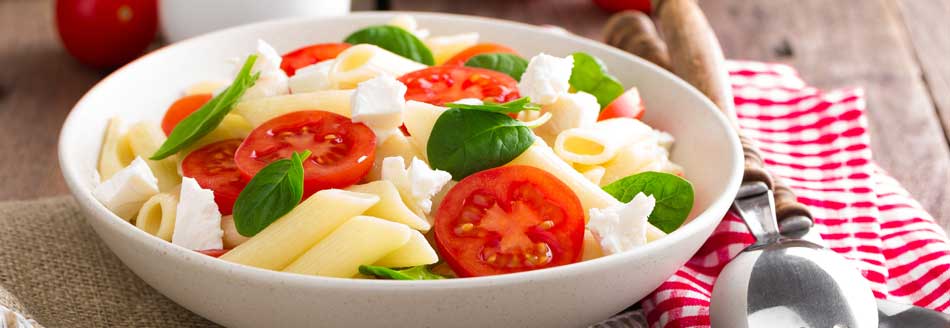 Pasta: Pennette mit Tomaten und Basilikum