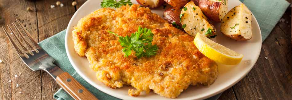 Wiener Schnitzel mit Bratkartoffeln