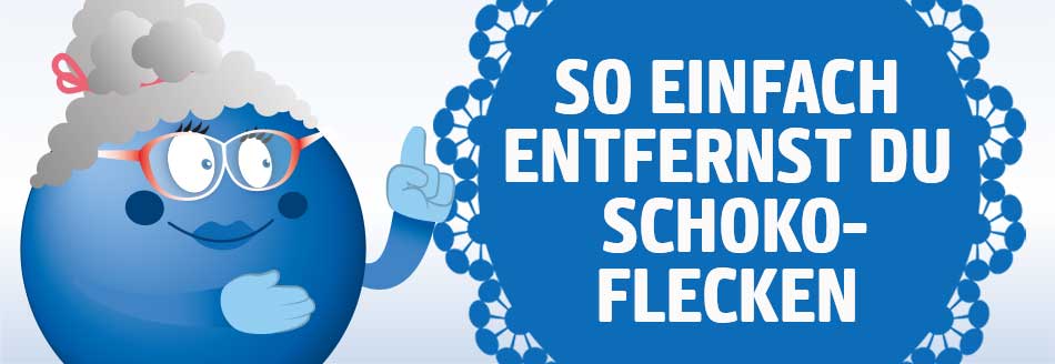 Schokoladenflecken entfernen: So geht's