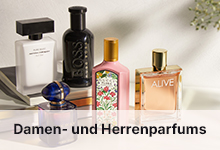 Damenparfum und Herrenparfum Flakon