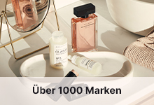 Große Auswahl an Beauty-Produkten aus über 720 Marken