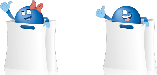 Merkel-Online-Shopper: Pointees in Einkaufstüten