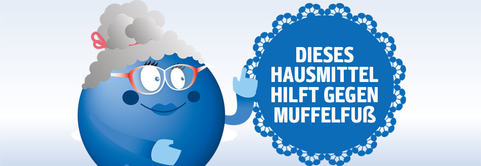 Apfelessig hilft gegen Muffelfüße