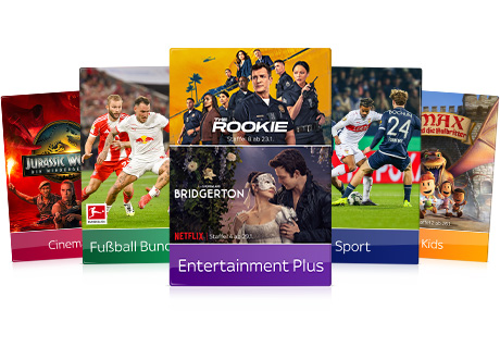 Alle Sky Pakete im Überblick: Cinema, Fußball Bundesliga, Entertainment Plus, Sport und Kids