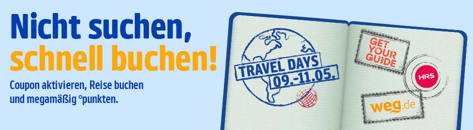 Reise buchen und °punkten!