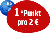 1 °P pro 2 € Umsatz sichern