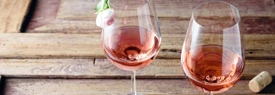 Was ist ein Rosé? Zwei Gläser Roséwein