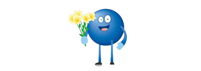 Ein Pointee feiern den 21. Geburtstag von PAYBACK mit einer Blume