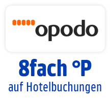 Jetzt bei opodo 8fach °Punkte auf Hotelbuchungen. Hier Coupon aktivieren.