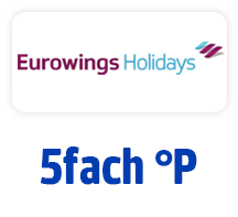 Jetzt bei Eurowings Holidays 5fach °Punkte. Hier Coupon aktivieren.