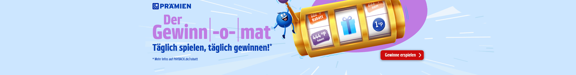 Täglich spielen, täglich gewinnen!