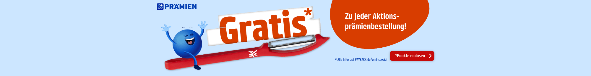 PAYBACK Prämien: Punkte einlösen und Gemüseschäler dazu bekommen.