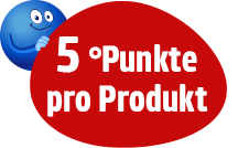 Bei gesund.de 5 °Punkte pro Produkt sammeln