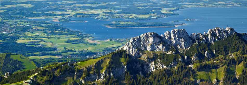 Unser Pointee ist im Chiemgau an der Kampenwand