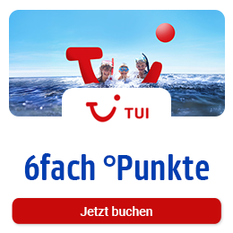Bei TUI 6fach °Punkte exklusive Flüge. Jetzt hier Coupon aktivieren.