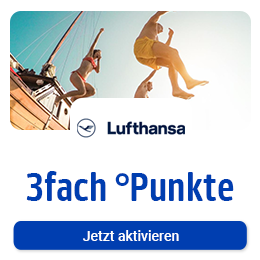 Jetzt bei Lufthansa 3fach punkten. Hier Coupon aktivieren.