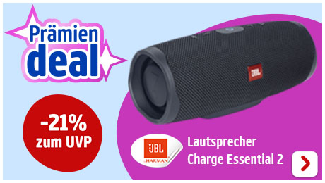 PAYBACK Prämien: Sichere dir die JBL Charge Essential 2 zum unschlagbaren Preis. Punkte einlösen.