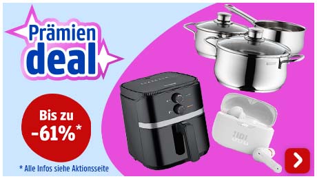Prämien-Deal. Bis zu -61%.