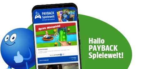 Nur in der PAYBACK Android App: Die PAYBACK Spielewelt!