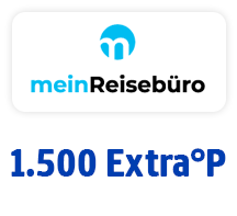 Jetzt bei meinReisebüro 1500 Extra-Punkte. Hier Coupon aktivieren. 