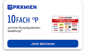 Aktiviere diesen Coupon für 10fach Punkte auf deine Wunschgutscheinbestellung!