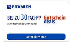 PAYBACK Prämien: Punkte in Gutscheine einlösen und bis zu 30fach Punkte sichern. Zu den Coupons.