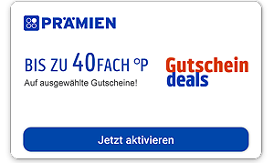 PAYBACK Prämien: Punkte in Gutscheine einlösen und bis zu 40fach Punkte sichern. Zu den Coupons.
