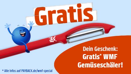 PAYBACK Prämien: Gratis Gemüseschäler für dich! Jetzt Punkte einlösen.