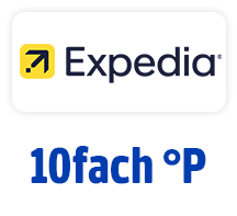 Jetzt bei Expedia 10fach °Punkte exkl. Flüge. Hier Coupon aktivieren.
