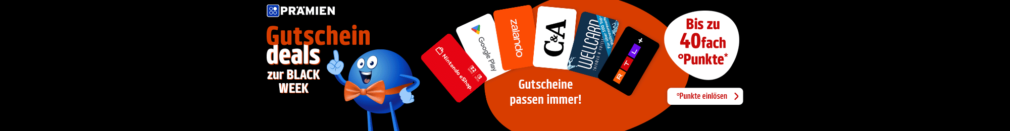PAYBACK Prämien: Bis zu 40fach Punkte auf ausgewählte Gutscheine. Zum Coupon.