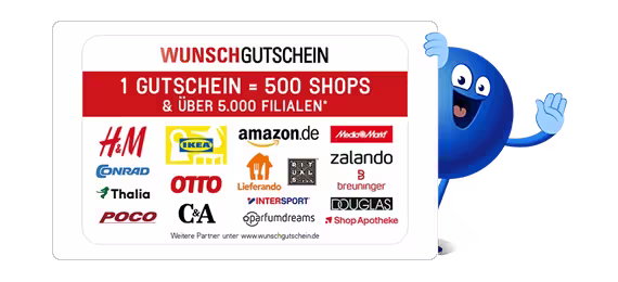 Jetzt WUNSCHGUTSCHEIN sichern mit PAYBACK Punkten