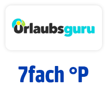 Jetzt bei Urlaubsguru 7fach °Punkte. Hier Coupon aktivieren.