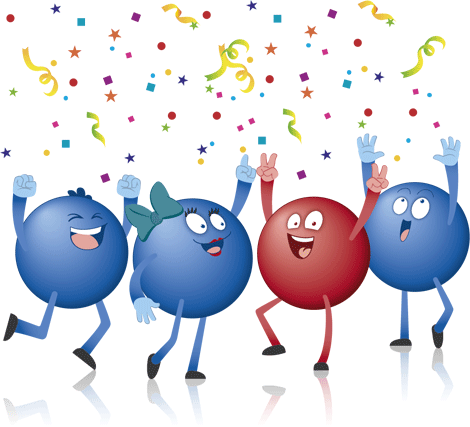 Vier Pointees feiern den Geburtstag von PAYBACK