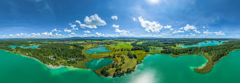 Der Ostersee im wunderschönen Bayern