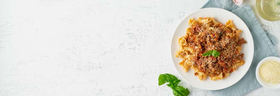 Campanelle Bolognese sind exakt so lecker, wie sie aussehen