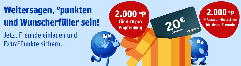 PAYBACK Amex empfehlen: 2.000 Extra-Punkte für dich pro Empfehlung. Jetzt informieren.