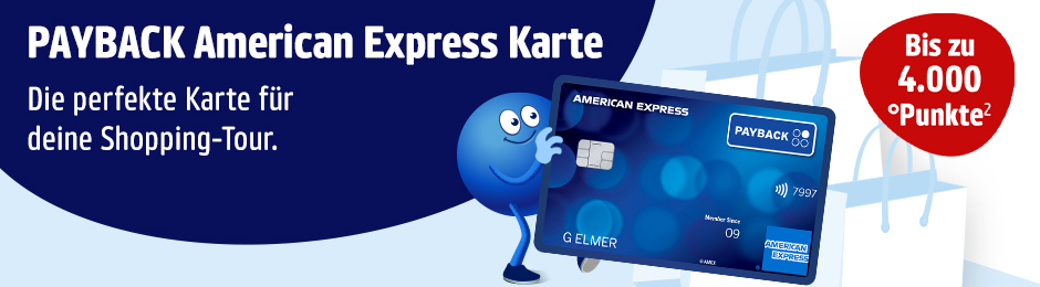 American Express Eine Karte, immer und überall °punkten.