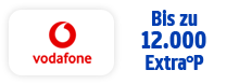 Vodafone - bis zu 12.000 Extra°Punkte