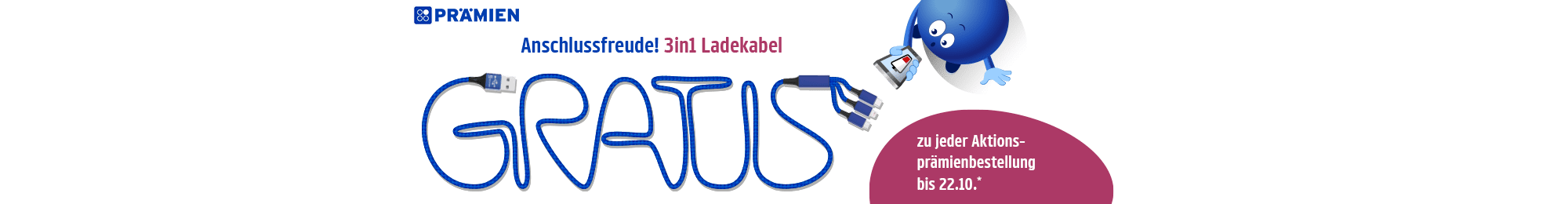 Gratis Ladekabel