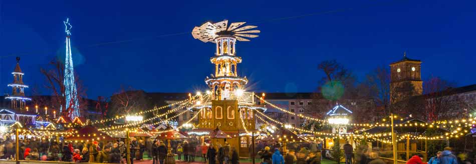 Weihnachtsmärkte in Deutschland: der Christkindlesmarkt in Karlsruhe