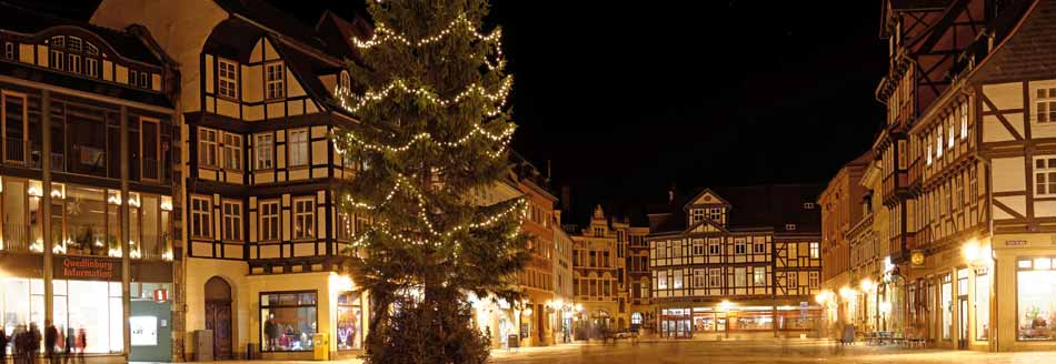 Weihnachtsmärkte in Deutschland: der Weihnachtsmarkt in Quedlinburg